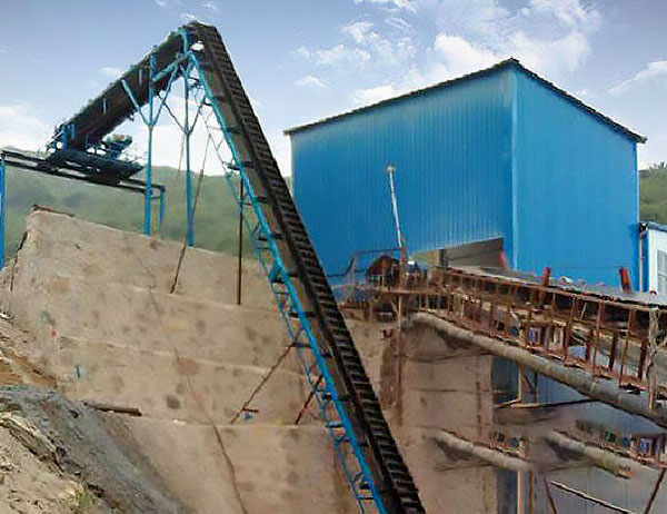 大傾角波狀擋邊帶式輸送機的結構、安裝和調整