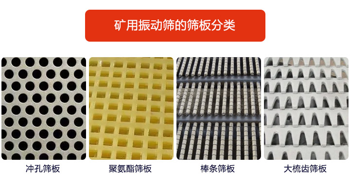 <a href='http://www.qmudjdg.cn' title='振動(dòng)篩' target='_blank'>振動(dòng)篩</a>篩板種類