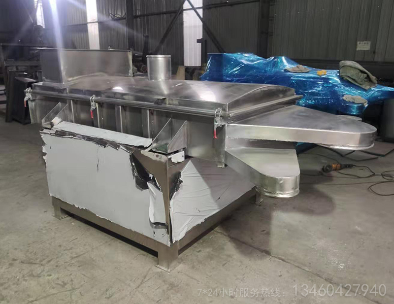 石膏粉分目篩處理量5噸t/h選用1245直線篩可以嗎？