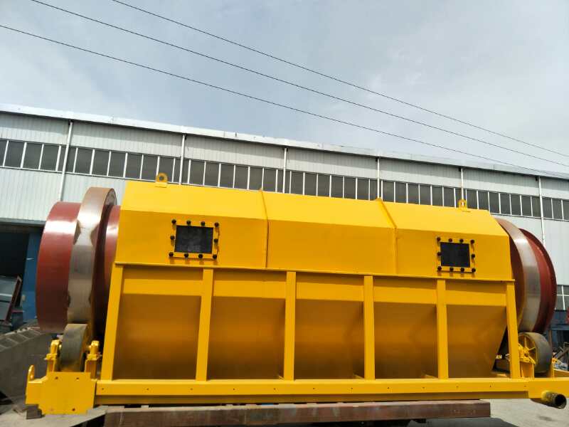 鵝卵石、木屑、垃圾使用滾筒篩分篩石較多