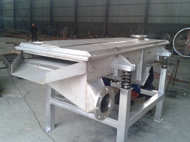 壓裂砂、石塊大小分級直線振動篩介紹